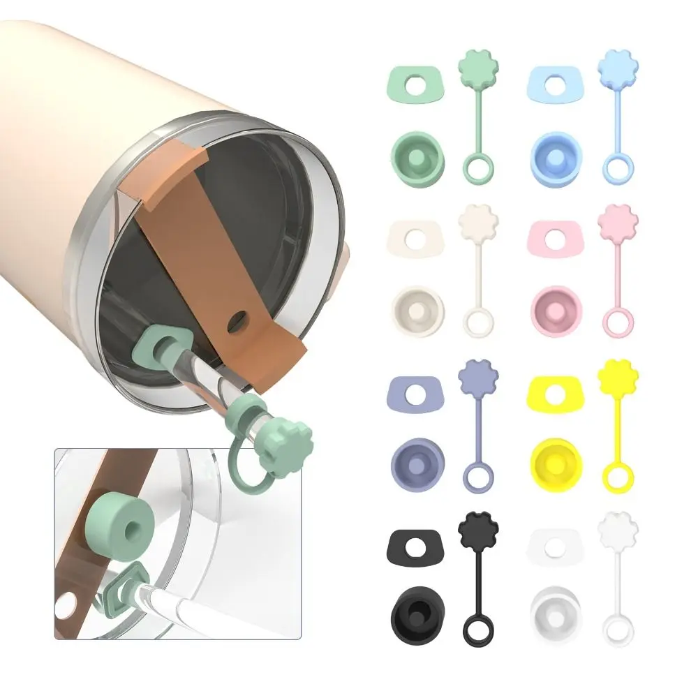 Set di tappi a prova di fuoriusce in silicone per Stanley Cup 1.0 2.0 40oz/ 30oz Accessori per bicchieri Tappo di paglia Tappo per fuoriusce Tappo per perde  15