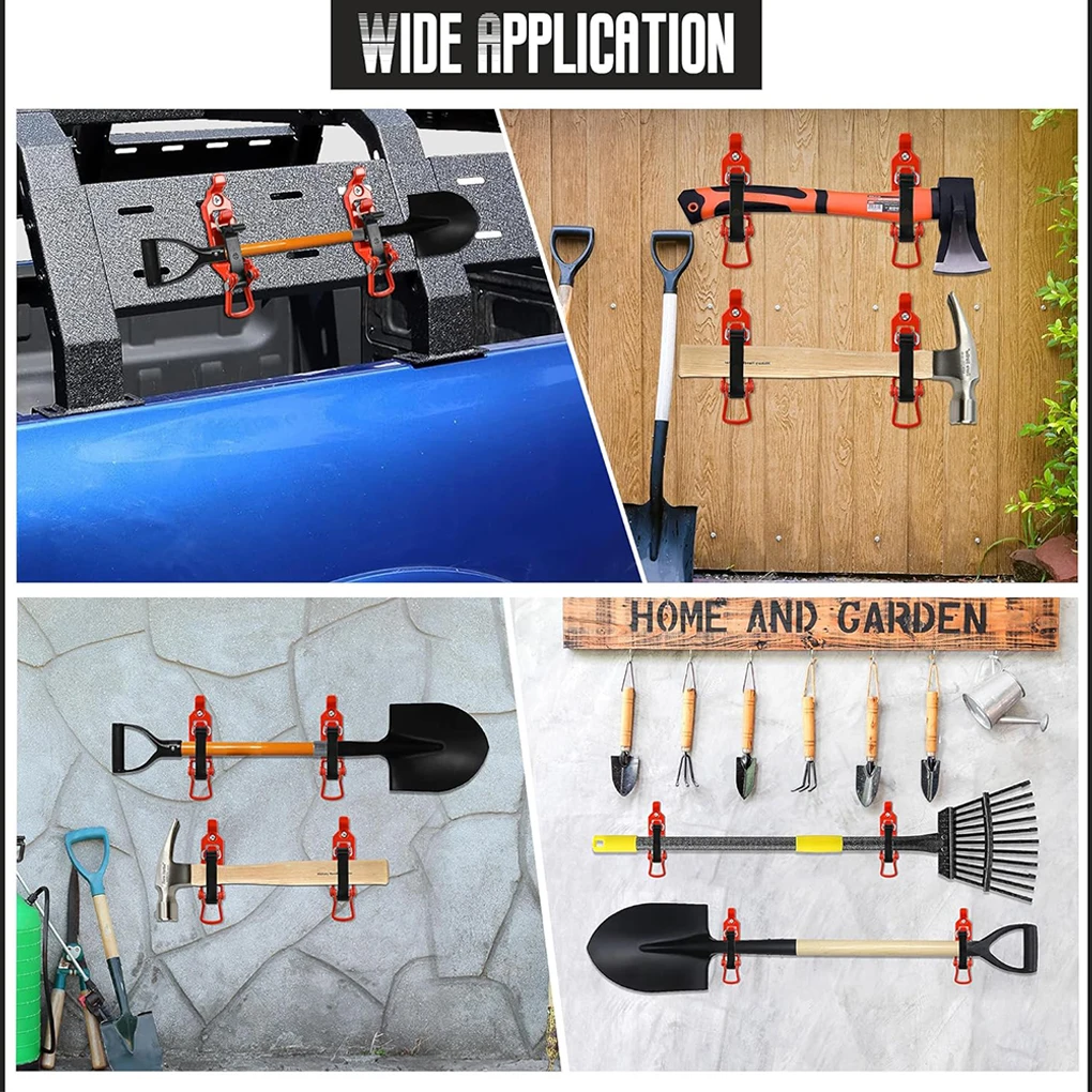 Supporto Per Ascia E Pala - Montaggio A Parete O Portapacchi, Regolabile Da 3.2 A 4.1 Cm - Foto 8