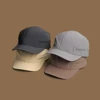 Japanese Thin Summer Outdoor Sunscreen Quick-drying Baseball Cap Men's Short Solid Color Light Board Baseball Cap 4