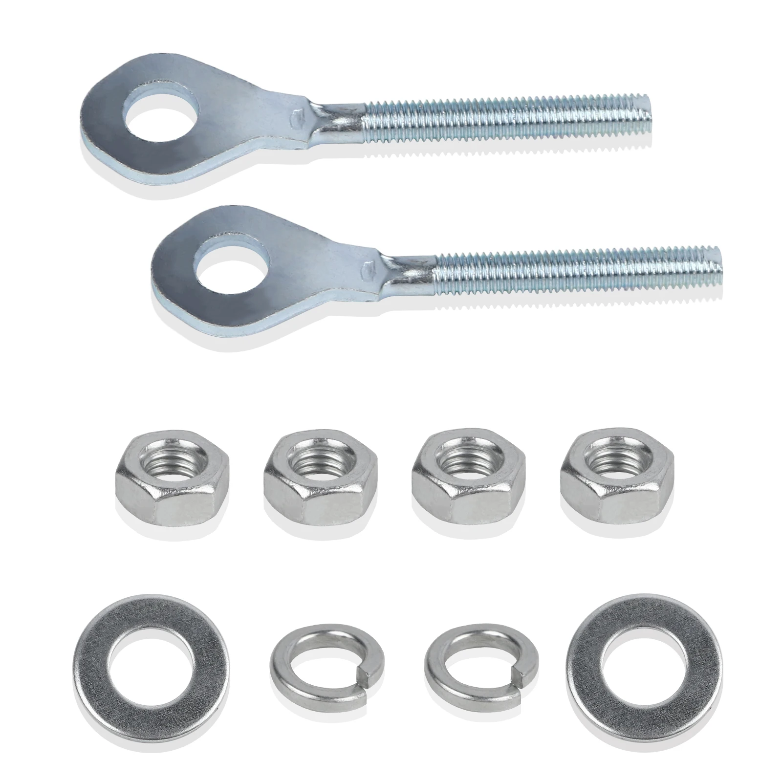 0.4" 12MM Chain Axle Adjuster Tensioner for 50CC 70CC 90CC 110CC 125CC ATV Quad Dirt Bike Taotao Buyang CRF50 CRF70 CT70 XL75