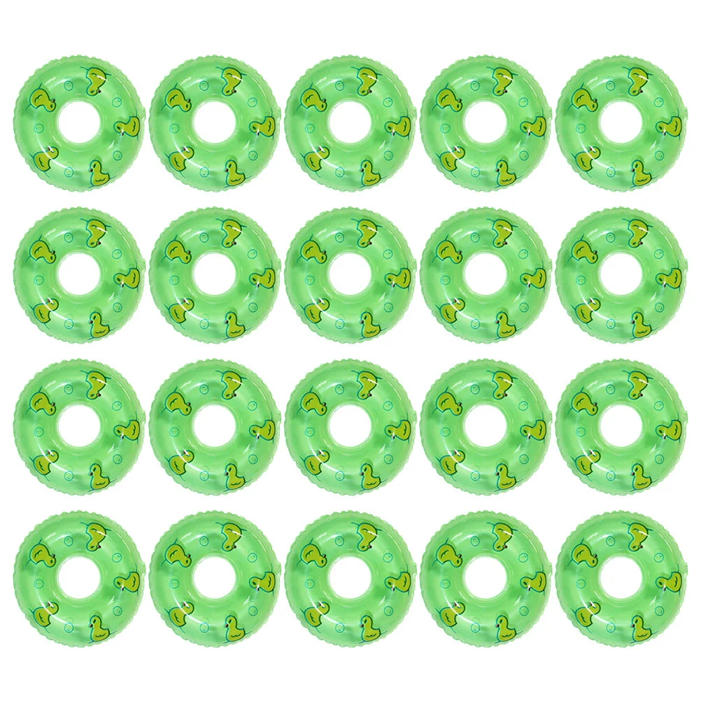 

5/10/15/20pcs Dollhouse Miniature Swimming Ring Mini Cute Summer Bathing Float Lifebelt Doll House Scenes Decor Accessories