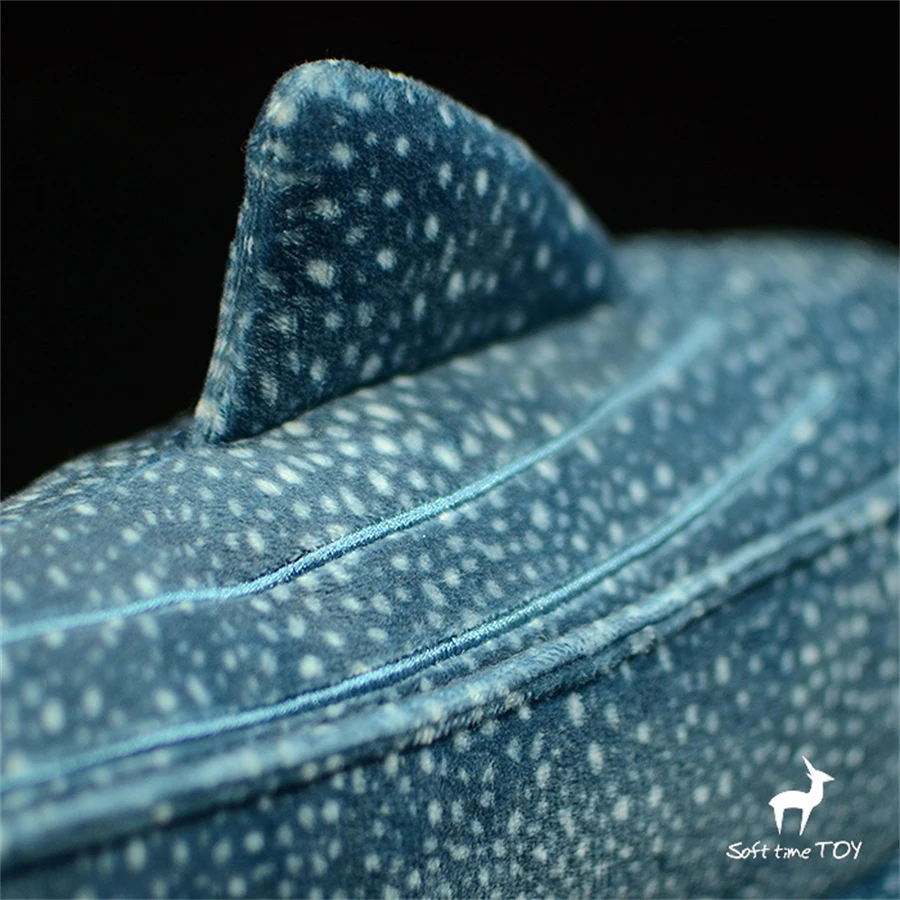 Whale Shark High Fidelity Anime Cute Ocean Plushie Gaint Fish Plush Toys Lifelike Animals Simulation Stuffed Doll Kawai Toy Gift 6