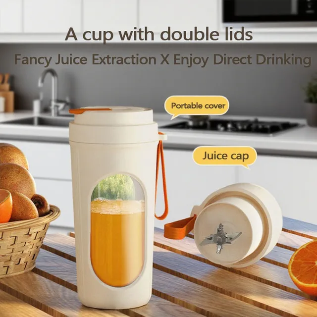 1pc Portable Juicer Mini Blender Multifunction Juice Maker Machine Fruit Mixers Extractors Smoothies Mixer 4