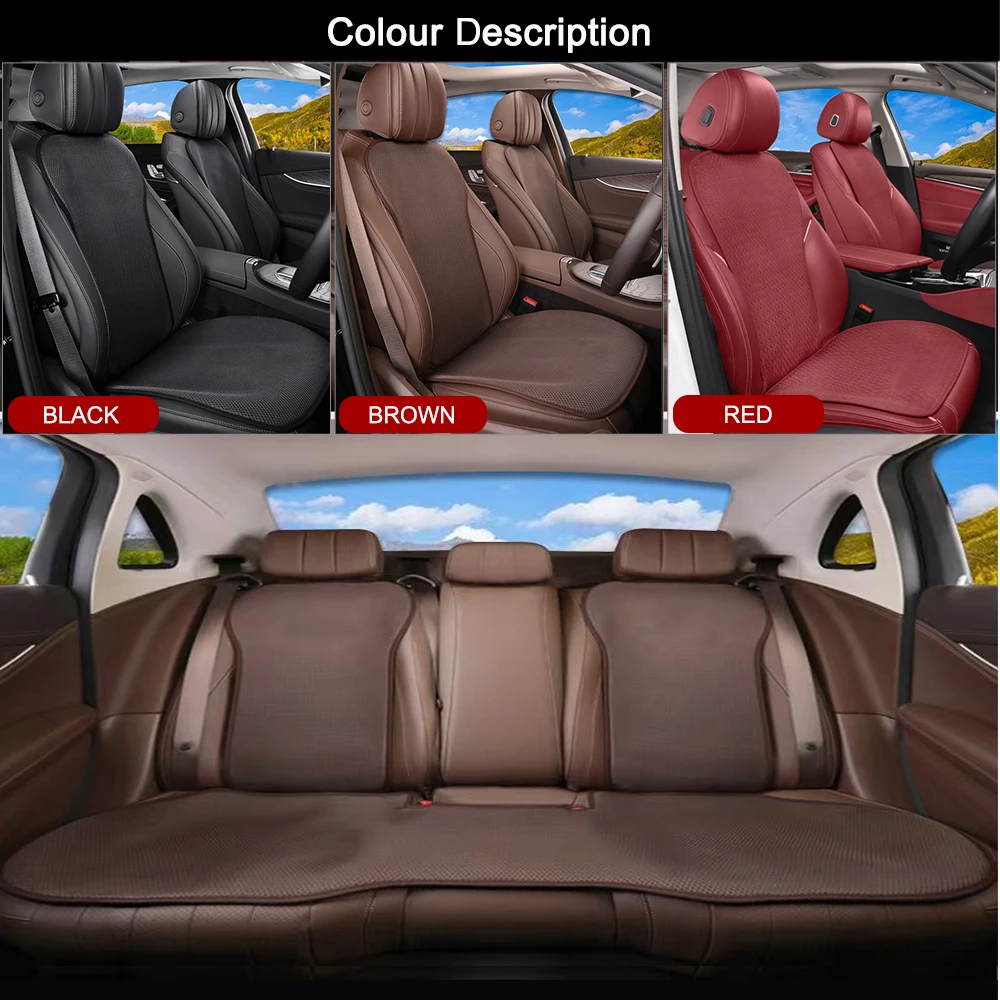 Car Seat Mat Driver Auto Seat Bottom Cover Vehicle Accessories Cars  Minivans Trucks SUVs Silky Seat Memory Protective Pad Cover - AliExpress