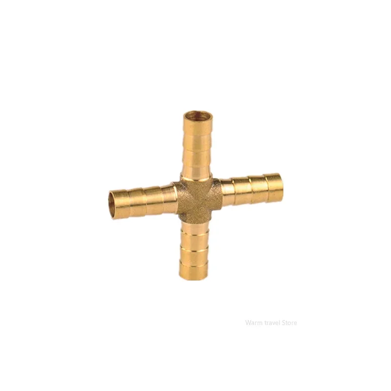 Brass splicer pipe fitting hose pipe fitting pipe fitting water pipe fitting tee adapter water faucet adapter T X Y U type hose barb 4mm 6mm 8mm 10mm 12mm copper barbed connector joint coupler adapter