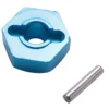1Set/4Pcs Metal Hexagon Set For Wltoys 12428 12423 1/12 Speed Rc Car Feiyue Fy-01/02/03/04/05 Upgrade Parts 2