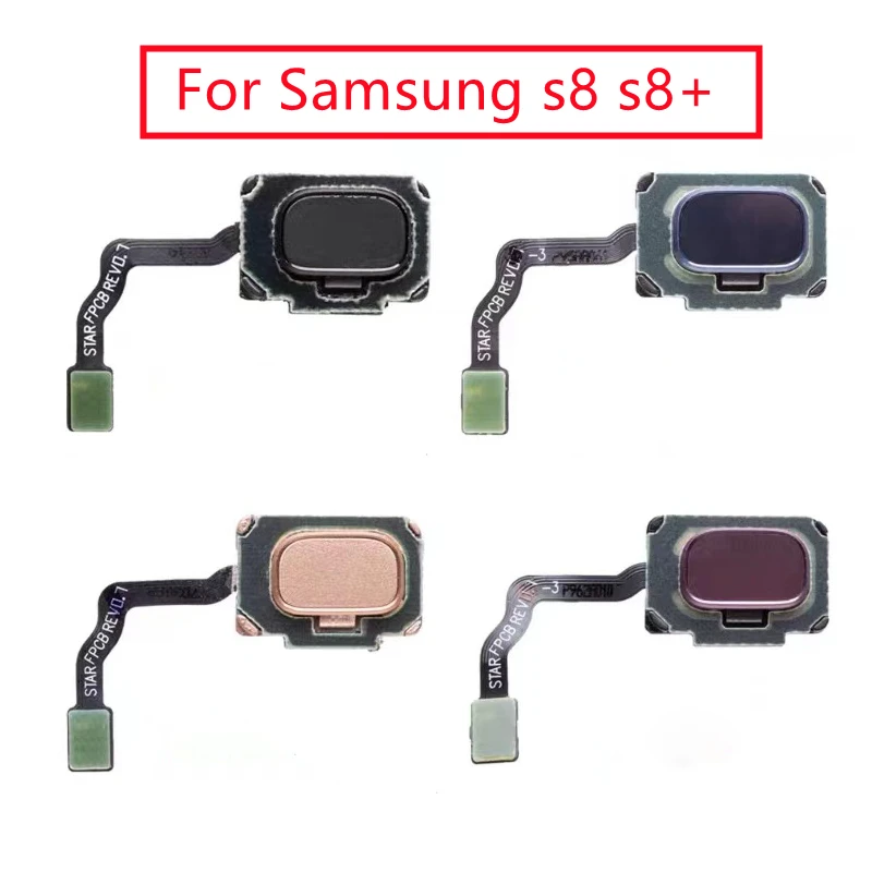 

For Samsung Galaxy s8 Fingerprint Scanner Flex Cable For Samsung S8 Plus Touch Sensor ID Home Button Return Ribbon Flex Cable