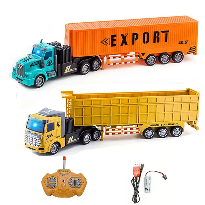 RC Car Children Toys Remote Control model Toys For Boys Radio Control Excavator Dump Truck Bulldozer Electric car Kids Gift rc cars rc trucks rc construction toy