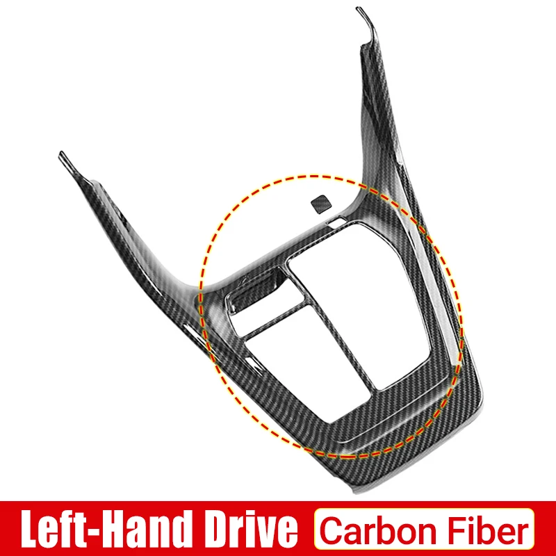 Panel de cambio de marchas de coche, cubierta protectora de marco, pegatina embellecedora para Toyota RAV4 XA50 2019 2020 2021 2022 2023 2024, accesorios híbridos