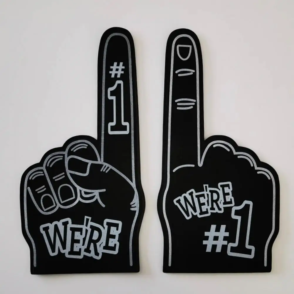 Palm Victory Gesture Foam Hand Cheering Sponge Hand Cheering Props We're Number 1 Foam Finger Sports Events Cheerleading