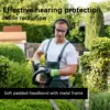 Safety Passive Earmuffs Ear Protection Hearing Protections for Shooting NRR 27dB Noise Reduction Soundproof Headset 3