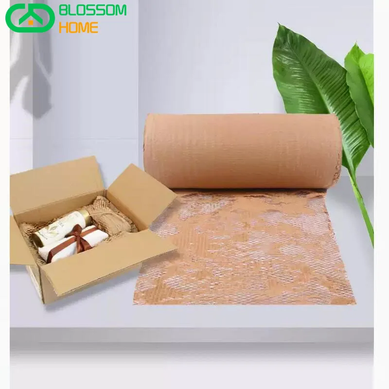  2 rollos de papel de embalaje de panal de abeja, rollo de  envoltura acolchada de panal de abeja de 12 x 131 pies para mudanza de  envíos y regalos, papel de