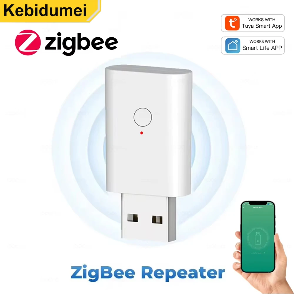 Tuya ZigBee 3.0 Signal Repeater USB Extender Signal Amplifier for Smart Life ZigBee Gateway Hub Mesh Home Assistant Devices Tuya ZigBee 3.0 Signal Repeater USB Extender Signal Amplifier for Smart Life ZigBee Gateway Hub Mesh Home Assistant Devices