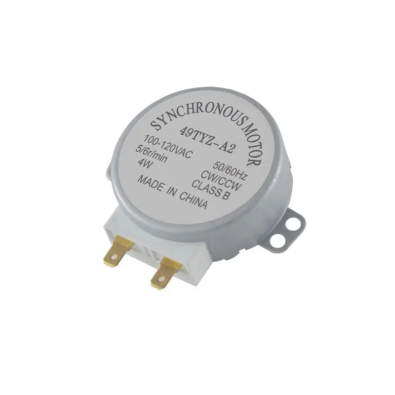 49TYZ-A2 microwave oven motor rotary table motor permanent magnet synchronous 100V-120V 5/6 rpm