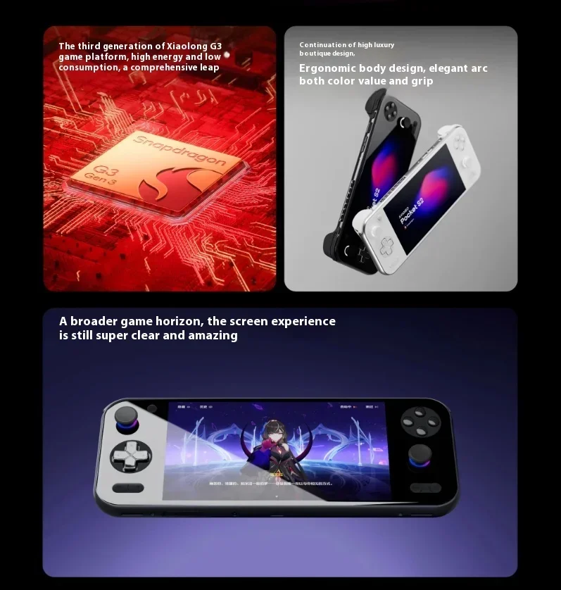 フェイジョア ★ アポロ② NEW AYANEO Pocket S2 Pro 6.3Inch Game Console Portable 2K IPS