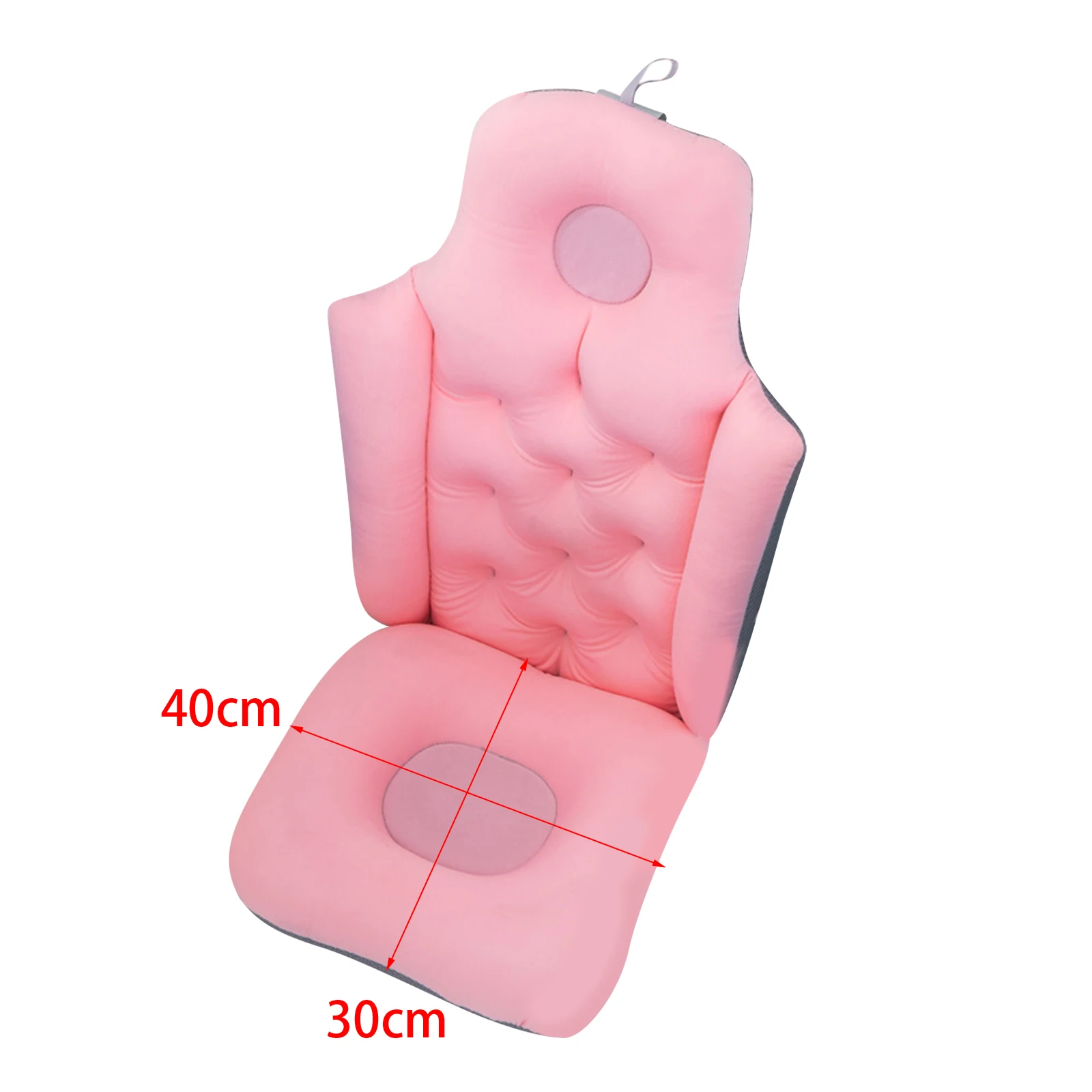Bath Pillow Bath Mat with Pillow Mat Nonslip Ergonomic Bathtub Rest Mesh Pillow Waterproof Breathable for SPA Bath Accessories Soaking Tub