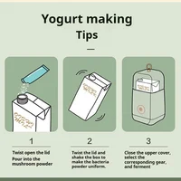 Non disinfection yogurt machine for home fully automatic adjustable constant temperature heating yogurt fermentation portable 2