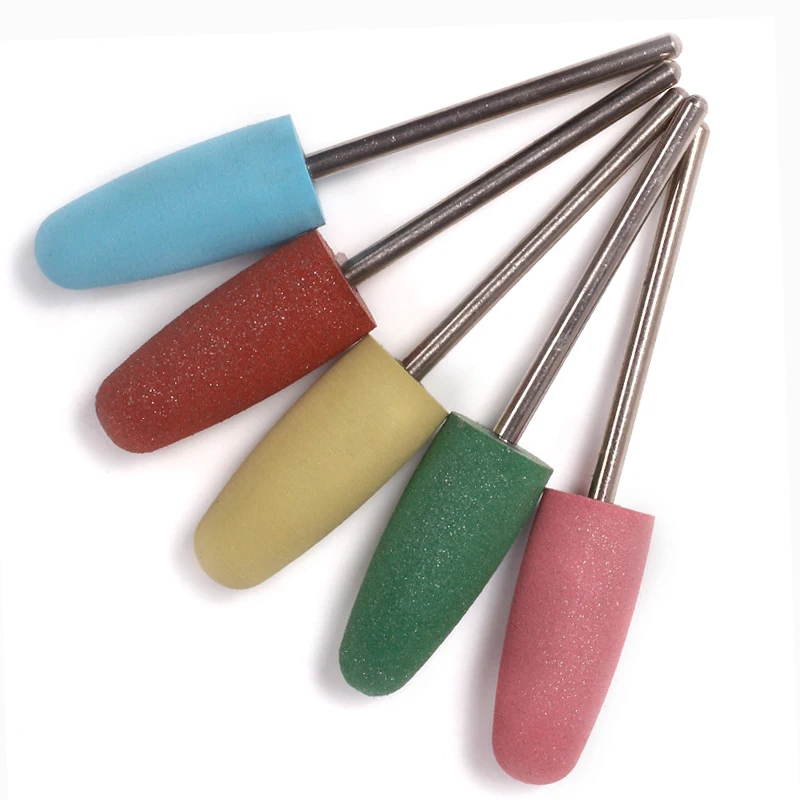 Nail Art Silicone Polisher Grinders Drill Bits Kit Manicure Machine