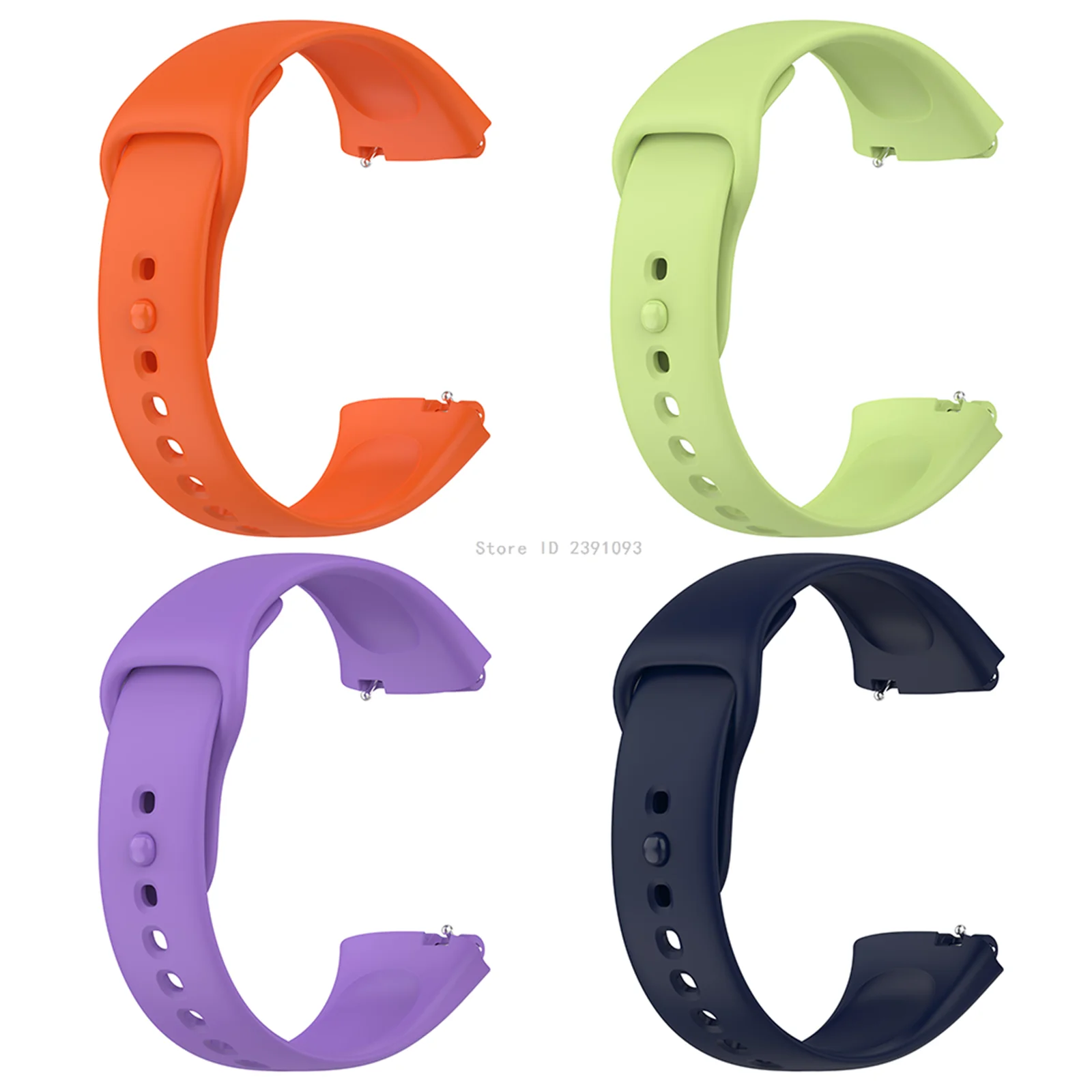 Premium Silicone Strap with Protective Case Cover