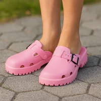 Fashion EVA Outdoor Beach Sandals Summer Women Hole Shoes Casual Light Thick Sole Soft Cloud Slippers - Image 3
