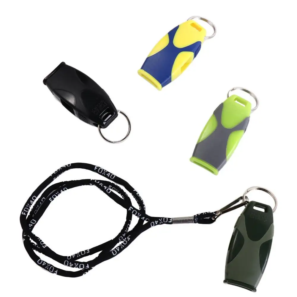 Soccer Whistle Whistle Bicolor Referee Whistles Professional Classic Seedless Whistle Cheering ABS Fish Mouth Soccer