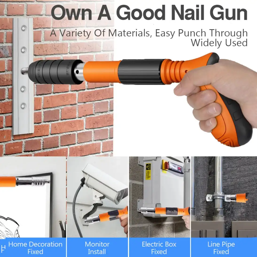 2023 New Woodworking And Decoration Integrated Air Nailer Nail Gun Home