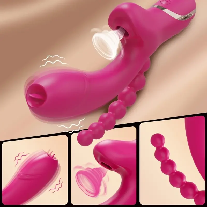 Powerful Sucking Vibrator for Women Clitoris Stimulator G Spot Tongue Licking Females Vacuum Vibrating Sex Toys Adult Goods