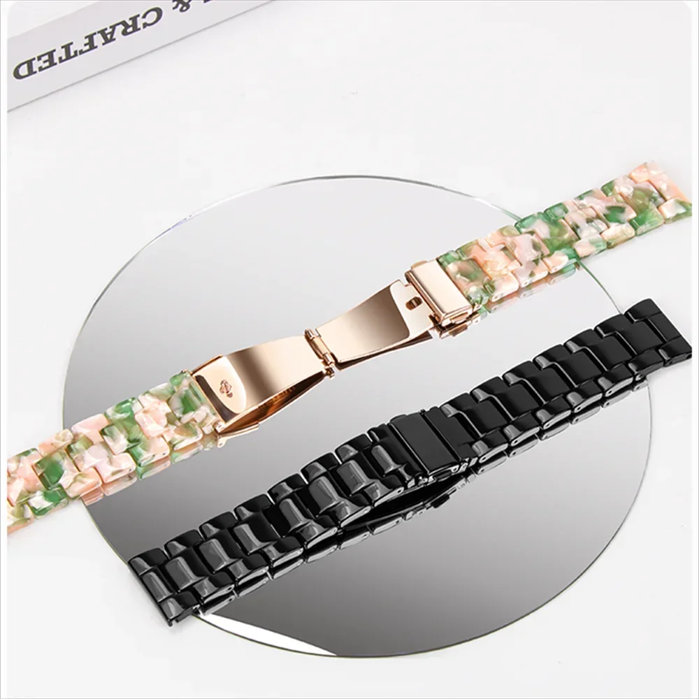 Elegant Resin Strap for Garmin Smartwatches – Available in 20/22mm