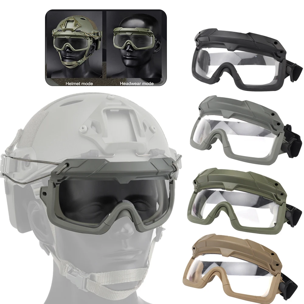 Tactical Airsoft Paintball Goggles Windproof Dustproof Motocross