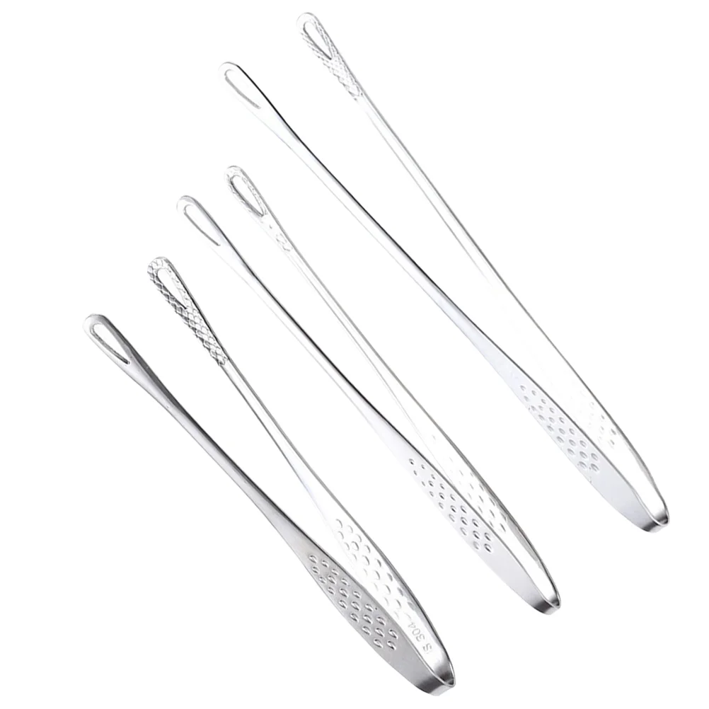 

3Pcs Stainless Steel Kitchen Tong Barbecue Cooking Tong Steak Grilling Tong