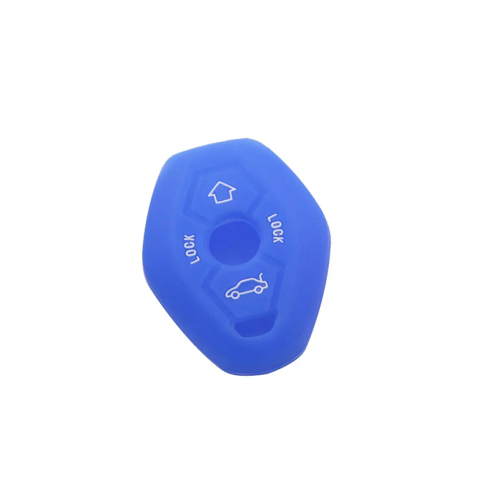 Silicon Car Fob Case Holder Shell Protector Key Cover Fit for BMW X3 X5 Z3 Z4 3 5 7 Series E38 E39 E46 E83 M5 325i 2 Button Key key case key case cover car key shell remote control case cover