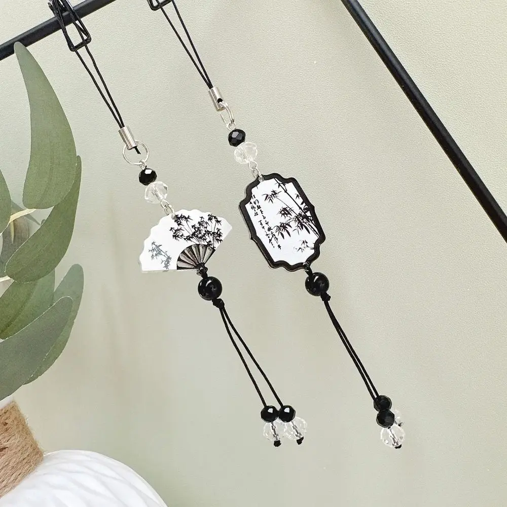 아크릴 중국 스타일 나비 펜던트 DIY 수제 안티-분실 레트로 페르시 전화 체인 악세사리 Ins