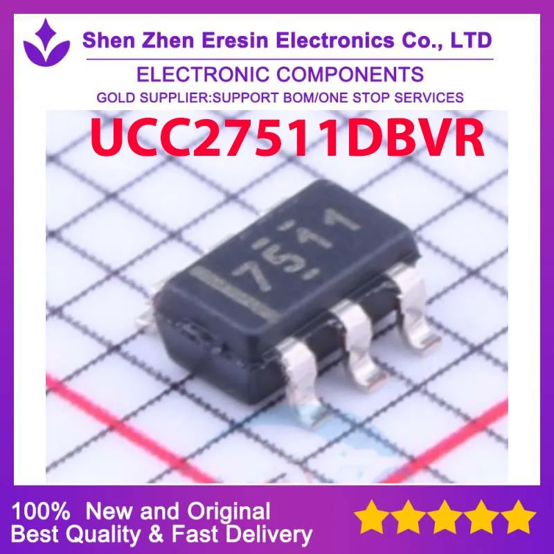 

Free shipping 5PCS/LOT UCC27511DBVR SOT23-5 New and original