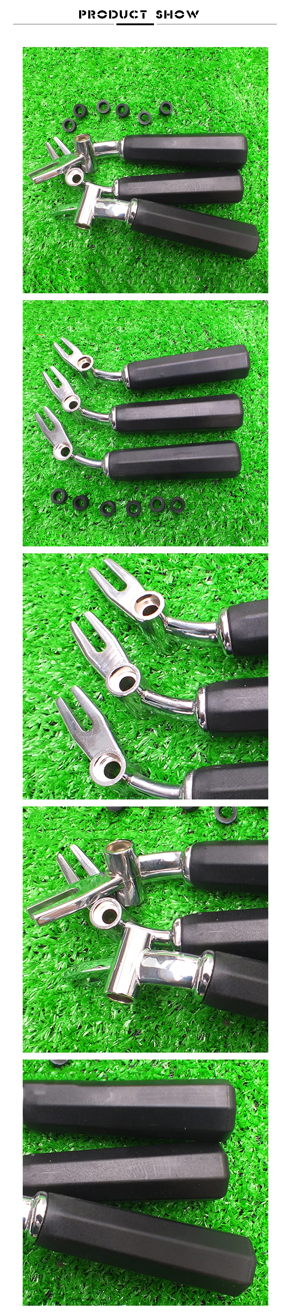 Description Picture 2 of item1PCS Guangshen Stainless Steel Ice Cream Maker Valve Front Handle, Rubber Lever, Compatible with Spaceman Ice Cream Maker Parts