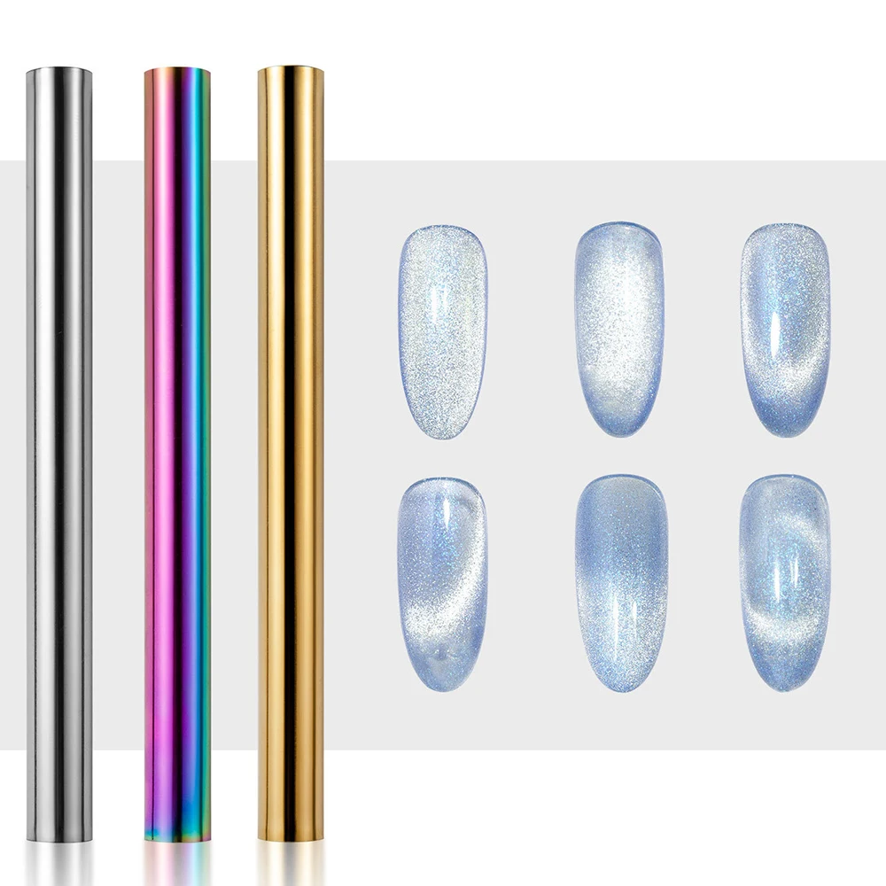 전문가용 캣아이 네일 마그넷 스틱 ? ?   이중 헤드 원통형 ? ? UV 젤 폴리쉬 마그넷 도구 ? ?   DIY 홈 매니큐어 ? ?