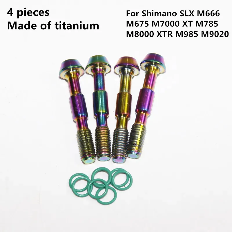 Shimano XT M785 SLX M675油圧ディスクブレーキ 油圧式自転車ディスクブレーキキャリパー,ステンレス鋼ボルト,Shimano