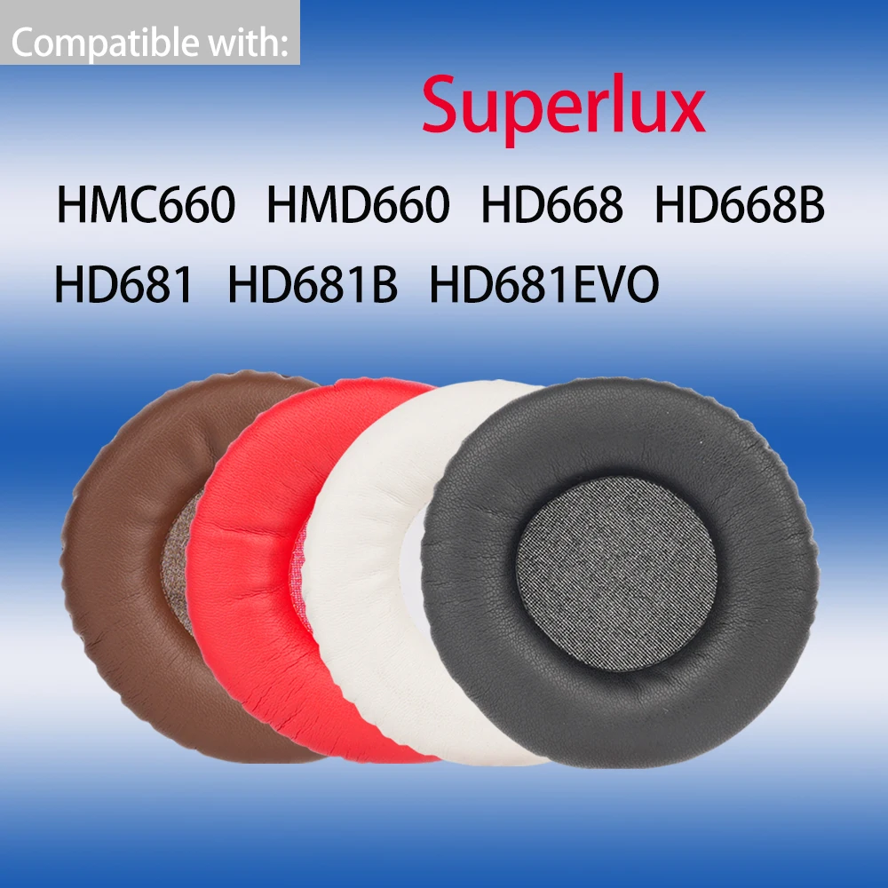 รูปสินค้า แผ่นรองหูฟังโฟม ลดแรงกด ใส่สบาย Superlux HD668/668B/681/681B/681EVO
