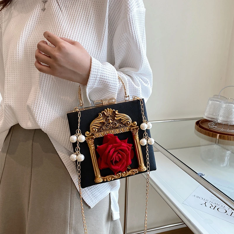 Engel Abend Tasche Designer Frauen Clutch Tasche Clip Handtasche Geldbörse für Hochzeit Kette Luxus Marke Schulter Mini Tasche Vintage Handtasche – Detail 24