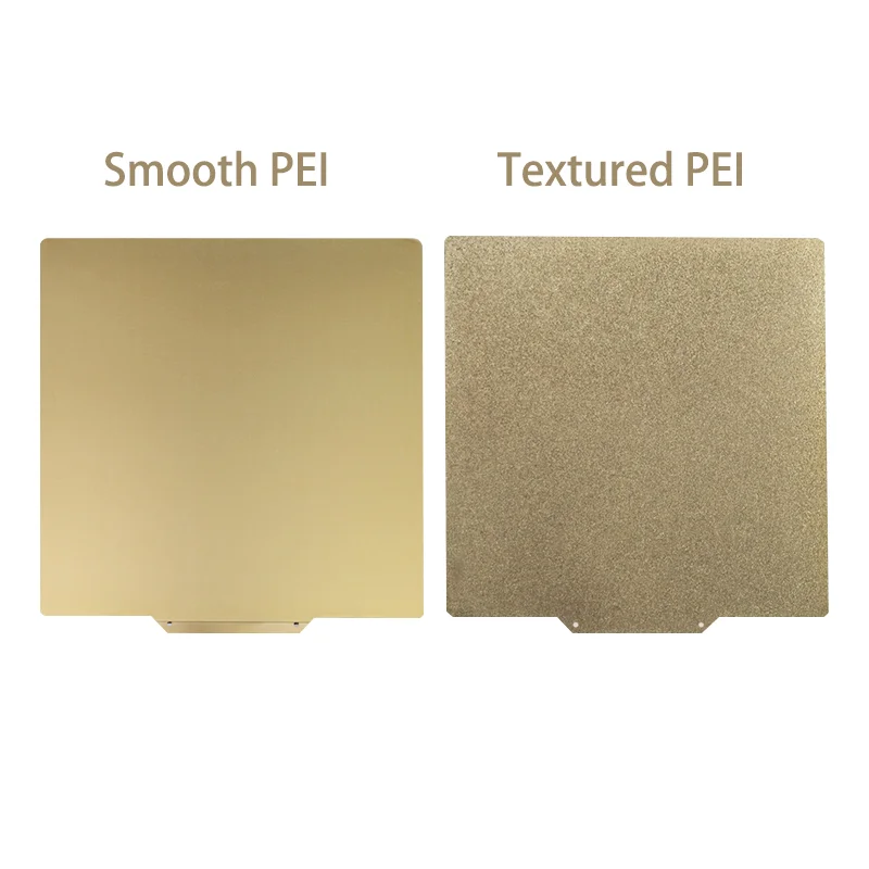 Folha Pei Energética 355×355 mm Duplo Lado Texturizado Liso Pei Primavera Placa de Construção de Aço Cama Magnética para Voron 350 V2sovol Sv03