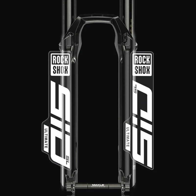 Rockshox 프론트 포크 스티커 자전거 장식 산악 자전거 프론트 포크 데칼 방수 투명 하단 사이클링 스티커