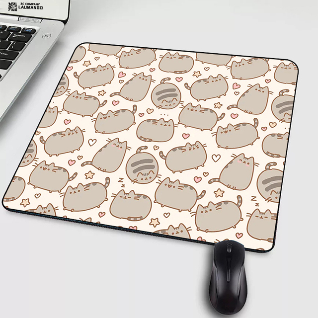 Cat Cartoon Mouse Pad Anime Mausepad PC Gamer Cabinet Tapis De Souris Varmilo Keyboard Gaming Accessories Laptop Mousepad