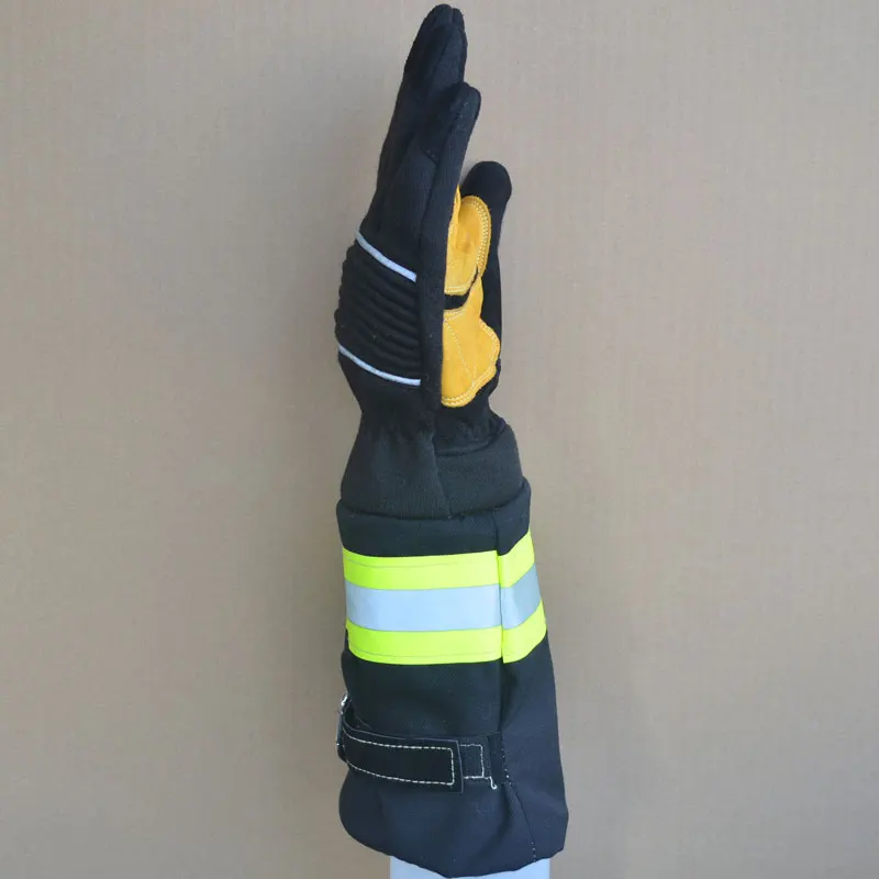 Melotogh – sangle à gants de pompier, porte-gant avec laisse à gants,  crochet à pression pivotant, Lime réfléchissante Hi-Vis