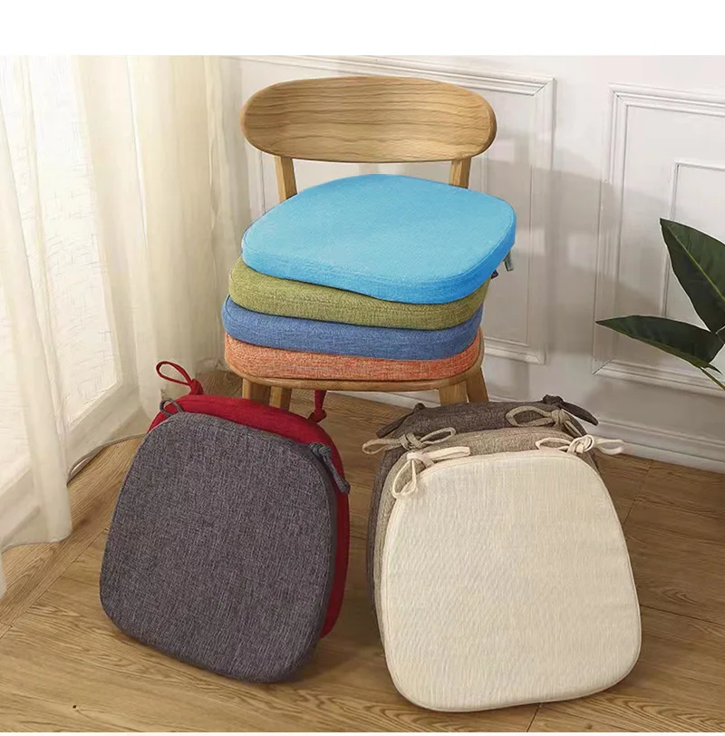 Children' Dining chair seat cushion high-density sponge horseshoe shaped household four season universal anti slip chair cushion