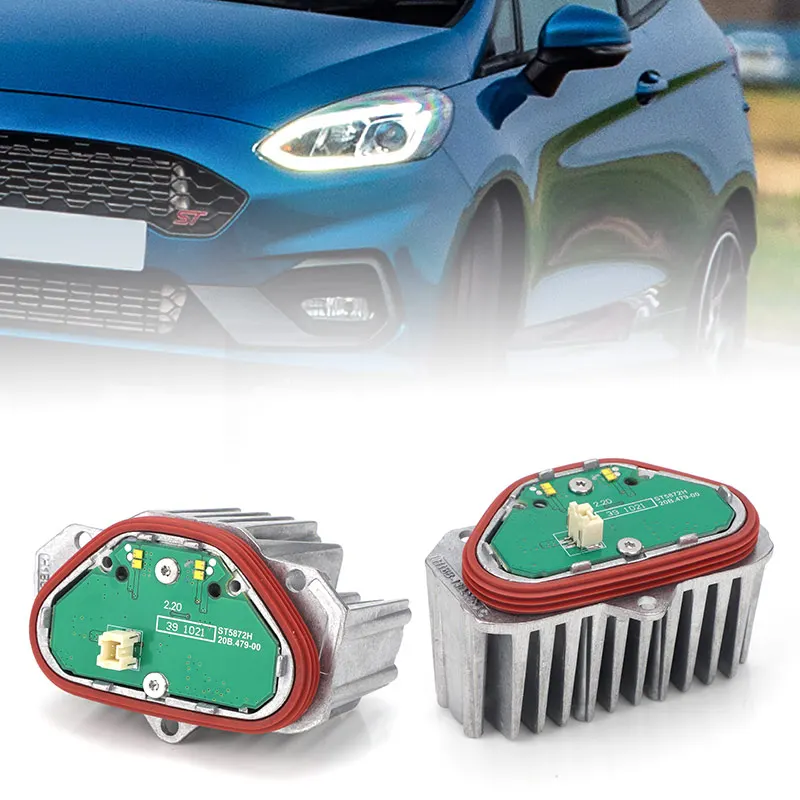 포드 피에스타 MK8 MK7 포커스 MK4 푸마 H1BB13D278AC용 노란색 흰색 DRL LED 헤드라이트 주간 주행등 모듈 소스 드라이버
