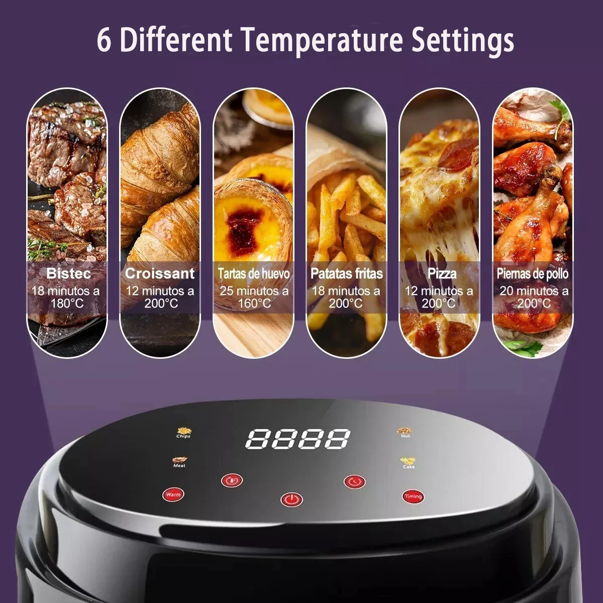  Galanz Oil Free Electric Digital Air Fryer with Touch