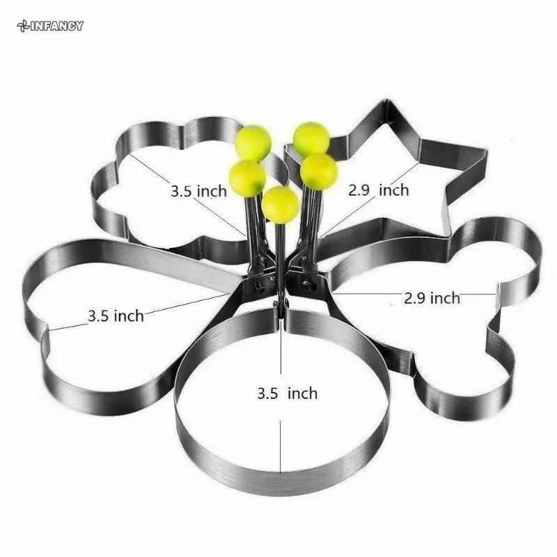 Stainless Steel Fried Egg Shaper Pancake Mould Mold Kitchen Cooking Tools form for frying eggs tools omelette mould