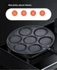 Seven Hole Omelette Pan Non-stick Pan Multi-function Pan Breakfast Pan Household Frying Pan Hamburger Mold Kitchen Cookware 5