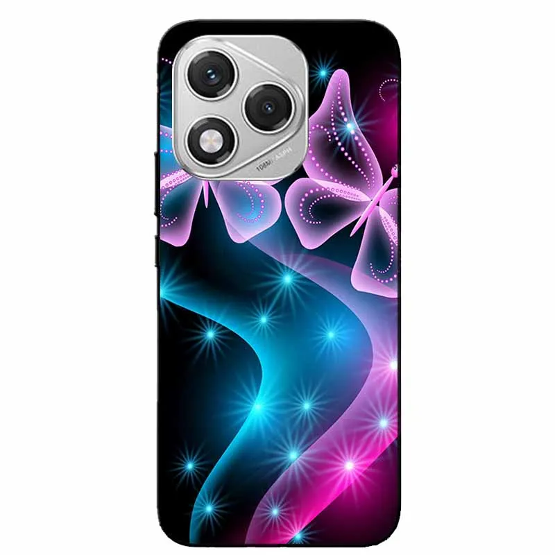 Marble Painted Silicone Back Cover Case – Premium Design