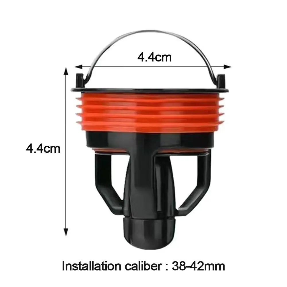 Black Plastic Bathroom Floor Drain Odor Prevention Shower Drainer