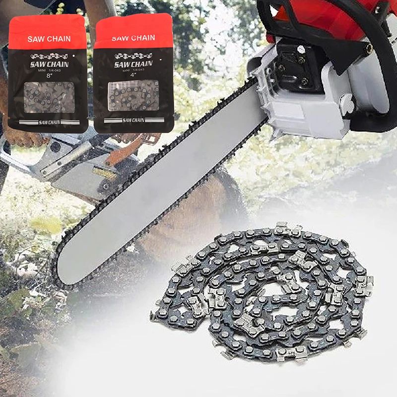 Durable Metal Chainsaw Blade for Efficient Wood Cutting